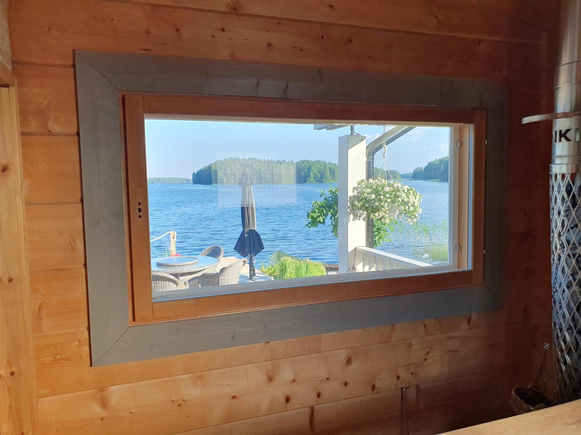 Stunning Log Cabin 45M2 On The Shore Of Kallavesi. Κουόπιο Εξωτερικό φωτογραφία